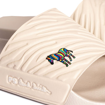 Paul Smith Nyro Zebra Sliders Off White - Parasol Store