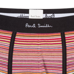 Paul Smith Organic Cotton Boxer Briefs 3 Pack Signature Stripe / White / Black