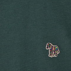 Paul Smith Organic Cotton Zebra Logo T-Shirt Dark Green - Parasol Store