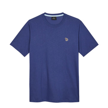 Paul Smith Organic Cotton Zebra Logo T-Shirt Indigo Blue