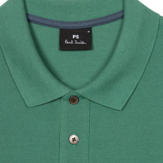 Paul Smith Organic Cotton Zebra Polo Shirt Green - Parasol Store