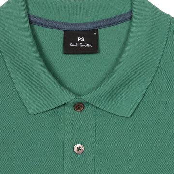 Paul Smith Organic Cotton Zebra Polo Shirt Green - Parasol Store