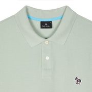 Paul Smith Organic Cotton Zebra Polo Shirt Sage Green - Parasol Store