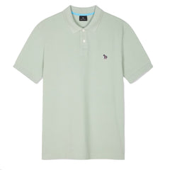 Paul Smith Organic Cotton Zebra Polo Shirt Sage Green - Parasol Store