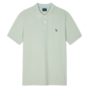 Paul Smith Organic Cotton Zebra Polo Shirt Sage Green - Parasol Store