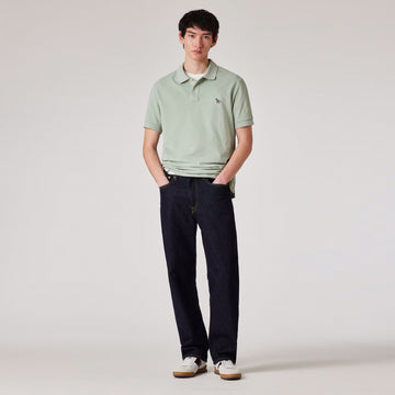 Paul Smith Organic Cotton Zebra Polo Shirt Sage Green - Parasol Store