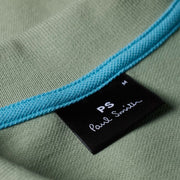 Paul Smith Organic Cotton Zebra Polo Shirt Sage Green - Parasol Store