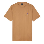 Paul Smith Organic Cotton Zebra T-Shirt Toffee Brown - Parasol Store