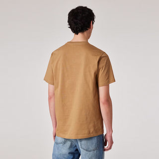 Paul Smith Organic Cotton Zebra T-Shirt Toffee Brown - Parasol Store