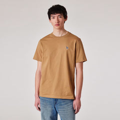 Paul Smith Organic Cotton Zebra T-Shirt Toffee Brown - Parasol Store