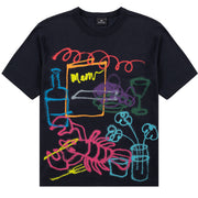 Paul Smith PS Graphic Print T-Shirt Black - Parasol Store