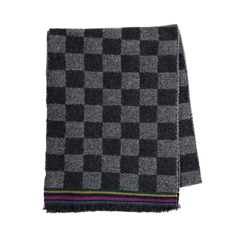Paul Smith PS Scarf Checkerboard Black - Parasol Store