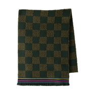 Paul Smith PS Scarf Checkerboard Khaki - Parasol Store