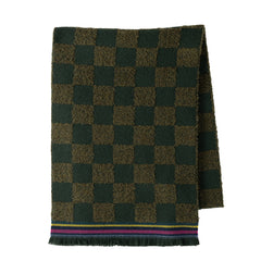 Paul Smith PS Scarf Checkerboard Khaki - Parasol Store