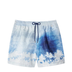 Paul Smith Palm Sunset Swim Shorts Blue