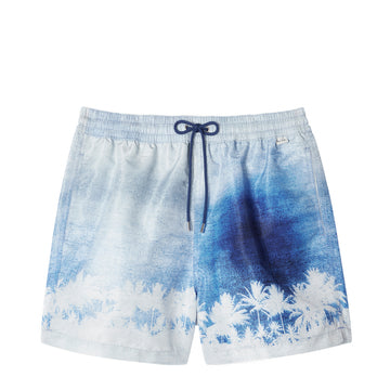 Paul Smith Palm Sunset Swim Shorts Blue