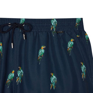 Paul Smith Parrots Print Swim Shorts Navy - Parasol Store