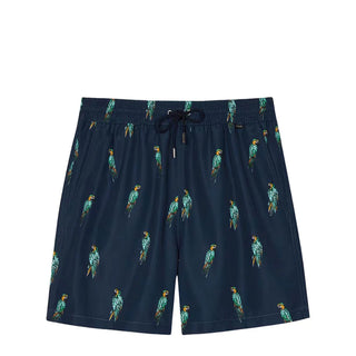 Paul Smith Parrots Print Swim Shorts Navy - Parasol Store