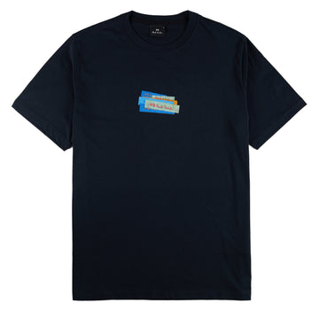 Paul Smith Printed T-Shirt Navy - Parasol Store