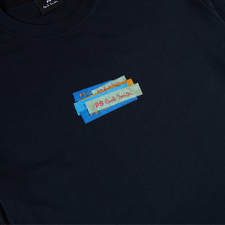 Paul Smith Printed T-Shirt Navy - Parasol Store