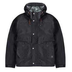 Paul Smith Recycled-Nylon Ripstop Showerproof Jacket Black - Parasol Store
