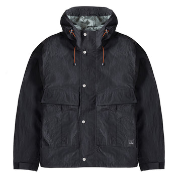 Paul Smith Recycled-Nylon Ripstop Showerproof Jacket Black - Parasol Store