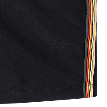 Paul Smith Recycled-Polyester Signature Stripe Swim Shorts Black