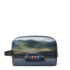 Paul Smith Recycled Polyester Black Pixelated Mini Washbag Multicolour - Parasol Store