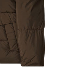 Paul Smith Recycled Polyester Hooded Puffer Jacket Brown - Parasol Store