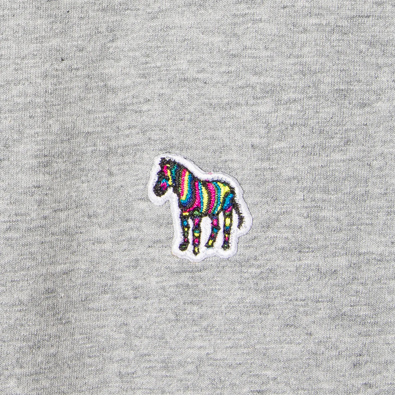 Paul Smith Reg Fit S/S Tshirt Zebra Grey Melange - Parasol Store