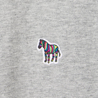 Paul Smith Reg Fit S/S Tshirt Zebra Grey Melange - Parasol Store