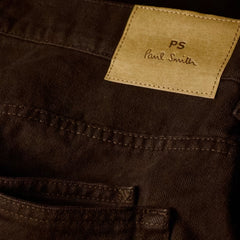 Paul Smith Relaxed Fit Cotton Jeans Brown