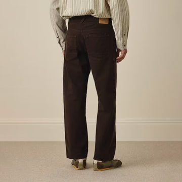 Paul Smith Relaxed Fit Cotton Jeans Brown