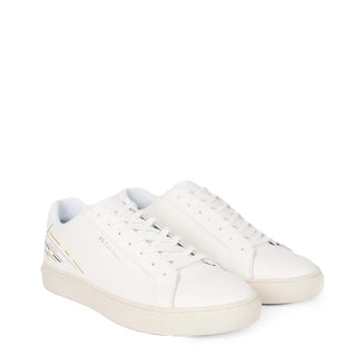 Paul Smith Rex Embroidery Trainers White - Parasol Store