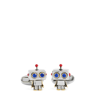 Paul Smith Robot Cufflinks Red / Blue