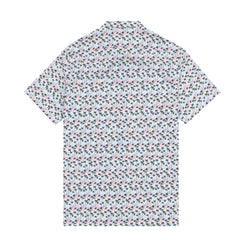 Paul Smith S/S Casual Fit Shirt Palm Detail White - Parasol Store