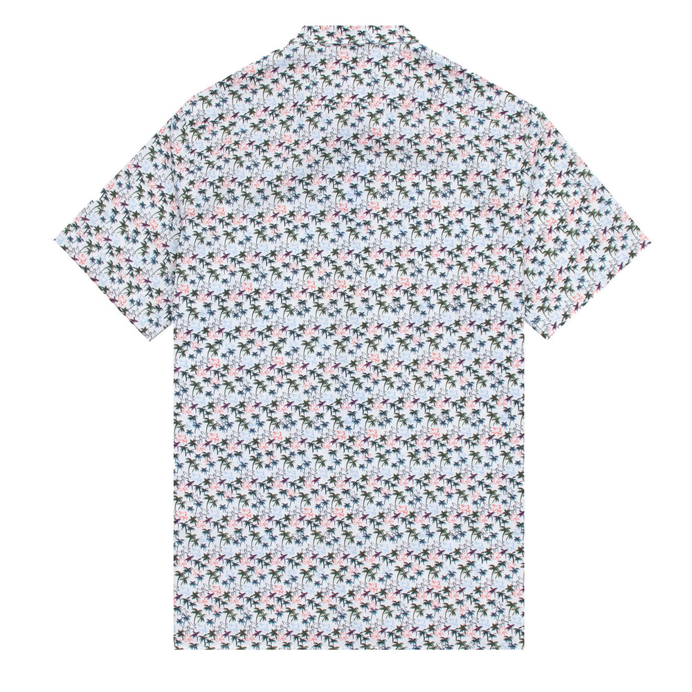 Paul Smith S/S Casual Fit Shirt Palm Detail White - Parasol Store
