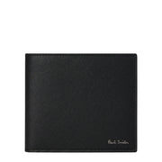 Paul Smith Signature Stripe Balloon Mount Fuji Interior Billfold Wallet Black - Parasol Store