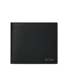 Paul Smith Signature Stripe Balloon Mount Fuji Interior Billfold Wallet Black - Parasol Store
