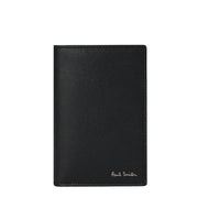 Paul Smith Signature Stripe Balloon Mount Fuji Interior Credit Card Wallet Black - Parasol Store