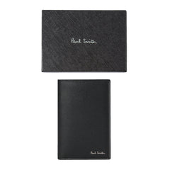 Paul Smith Signature Stripe Balloon Mount Fuji Interior Credit Card Wallet Black - Parasol Store