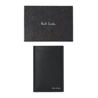 Paul Smith Signature Stripe Balloon Mount Fuji Interior Credit Card Wallet Black - Parasol Store
