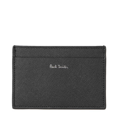 Paul Smith Signature Stripe Balloon Mount Fuji Print Card Holder Black - Parasol Store
