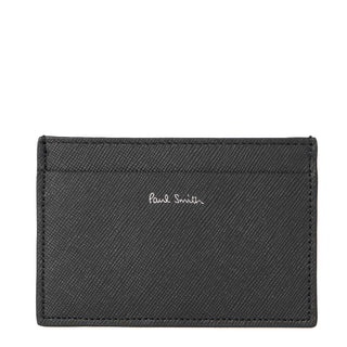 Paul Smith Signature Stripe Balloon Mount Fuji Print Card Holder Black - Parasol Store