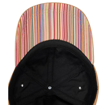 Paul Smith Signature Stripe Baseball Cap Camel - Parasol Store
