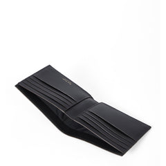 Paul Smith Signature Stripe Coated Canvas Billfold Wallet Black - Parasol Store