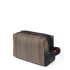 Paul Smith Signature Stripe Coated Canvas Wash Bag Multicolour - Parasol Store
