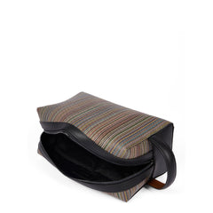 Paul Smith Signature Stripe Coated Canvas Wash Bag Multicolour - Parasol Store