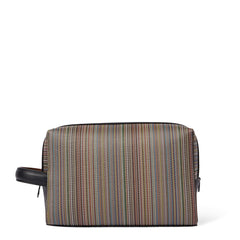 Paul Smith Signature Stripe Coated Canvas Wash Bag Multicolour - Parasol Store
