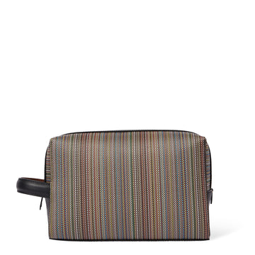 Paul Smith Signature Stripe Coated Canvas Wash Bag Multicolour